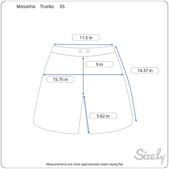 Mossimo Boys Swim Trunks Size XS 4/5 Brown Plaid Mesh Lined Drawstring Pockets - Picture 3 of 9